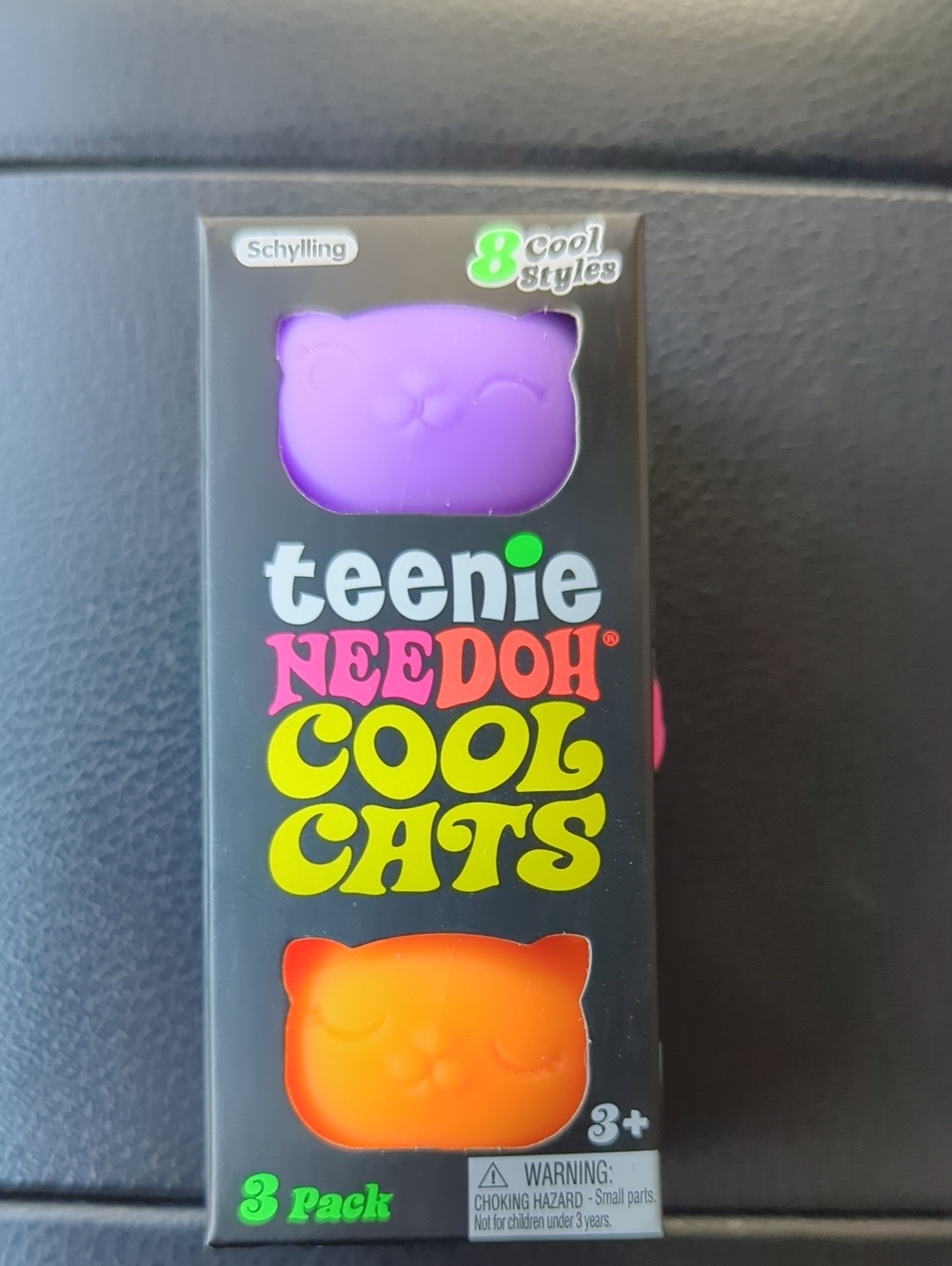 NeeDoh Cool Cats 3-Pack Squeeze Toys - Teenie
